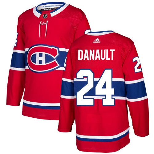 Adidas Montreal Canadiens #24 Phillip Danault Red Home Authentic Stitched Youth NHL Jersey->youth nhl jersey->Youth Jersey